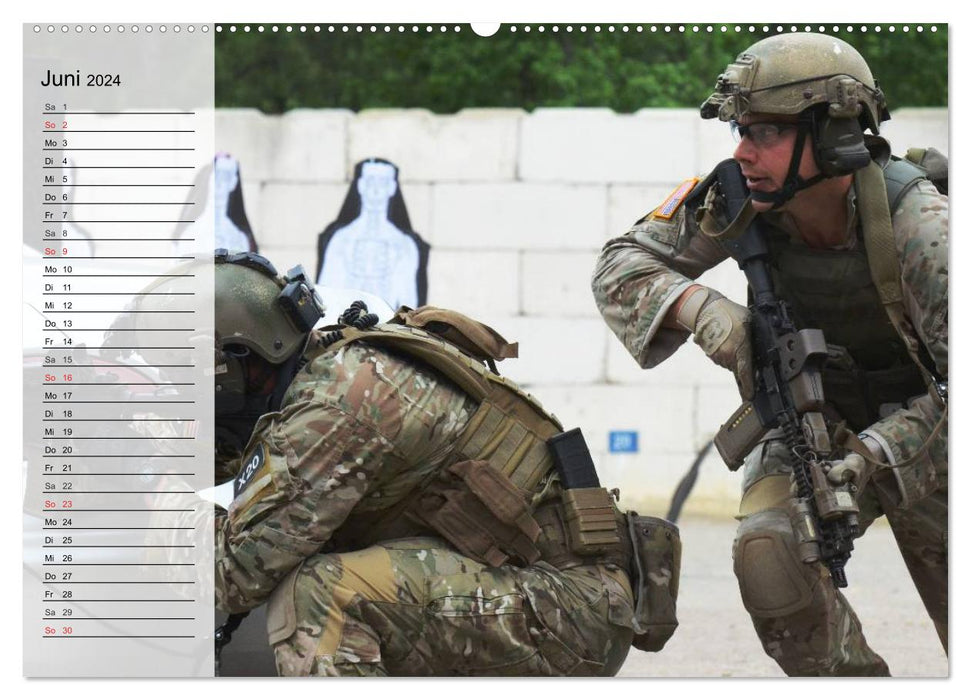 Spezialeinheiten • U.S. Special Forces (CALVENDO Premium Wandkalender 2024)