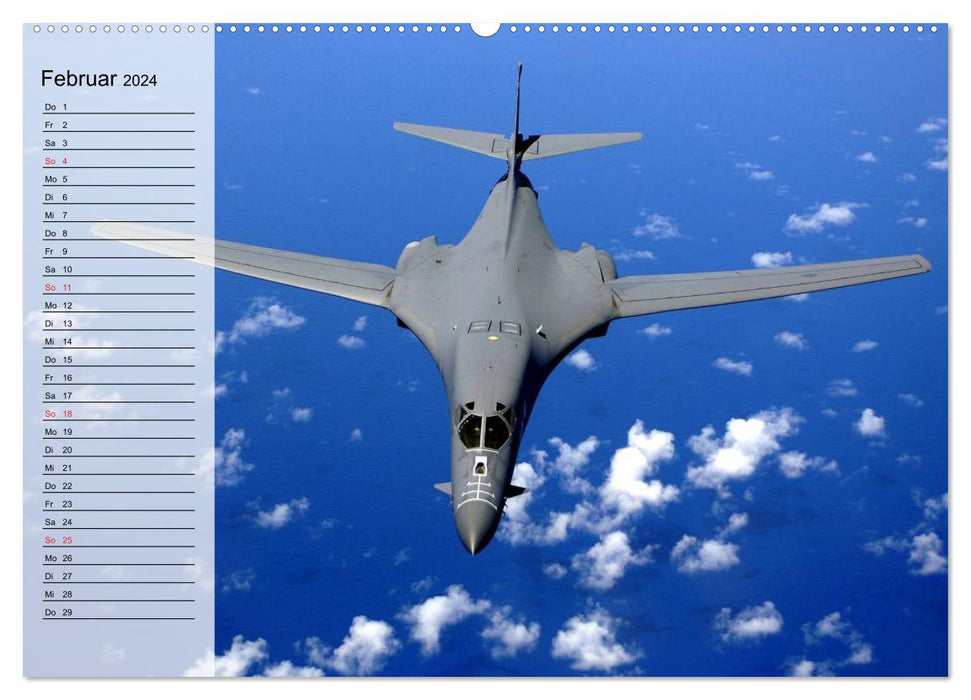 Technologie de guerre. Impressions d'avions de chasse (Calendrier mural CALVENDO Premium 2024) 