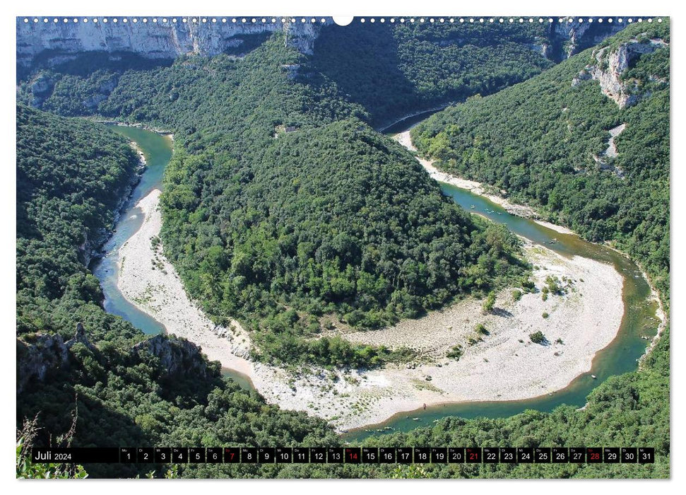 Ardèche, Grand Canyon Europas (CALVENDO Premium Wandkalender 2024)