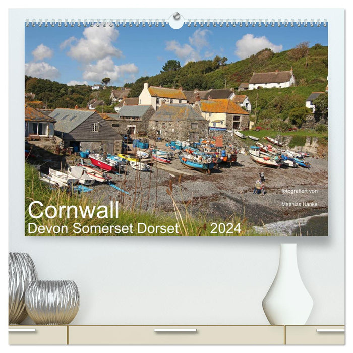 Cornwall – Devon Somerset Dorset (Calvendo Premium Calendrier mural 2024) 