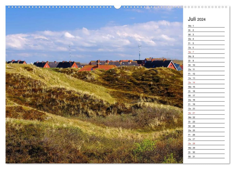 Langeoog – La plus belle île de Frise orientale (Calvendo Premium Calendrier mural 2024) 