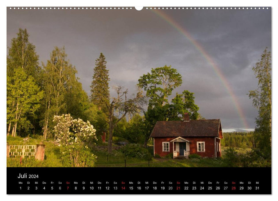 Schweden im Wechsel der Jahreszeiten (CALVENDO Premium Wandkalender 2024)