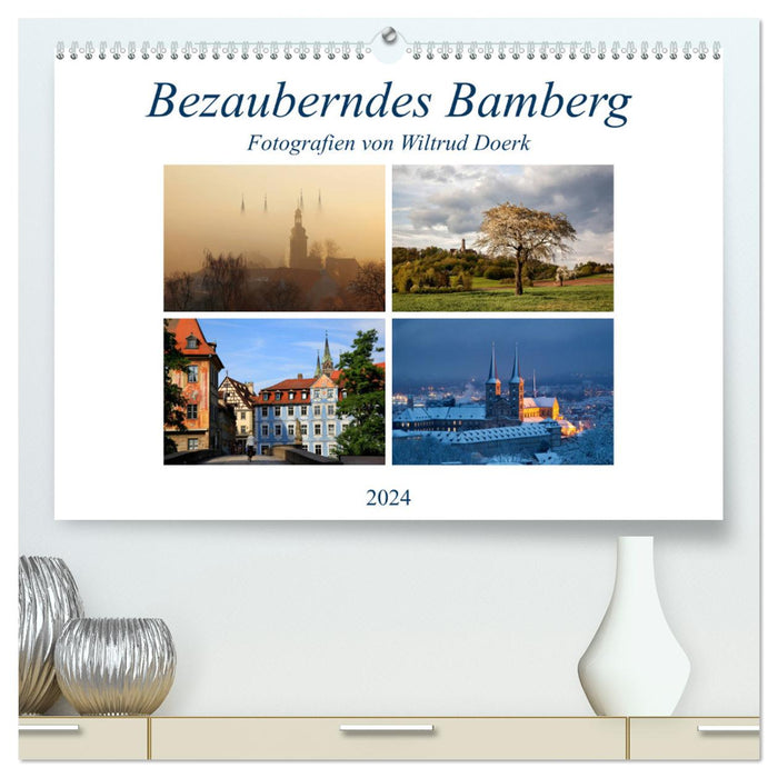 Bezauberndes Bamberg (CALVENDO Premium Wandkalender 2024)