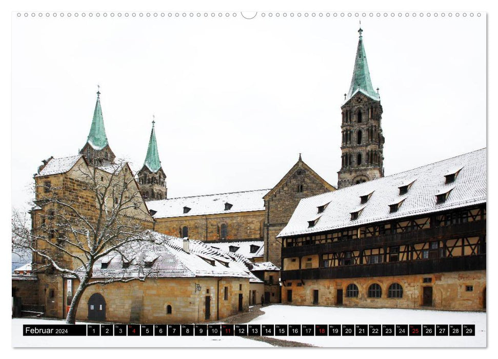 Bezauberndes Bamberg (CALVENDO Premium Wandkalender 2024)