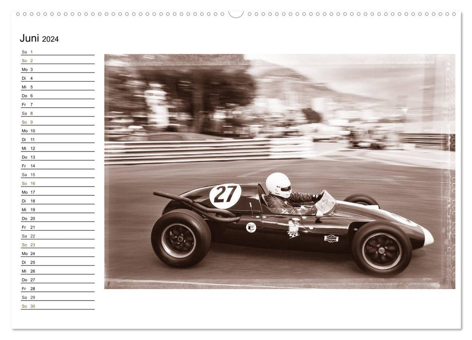 Grand Prix historique de Monaco (CALVENDO Premium Wandkalender 2024)