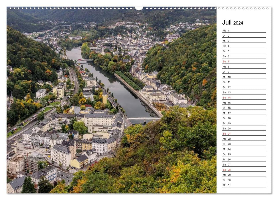 Die Lahn - Zauberhafte Orte rund um Limburg (CALVENDO Premium Wandkalender 2024)