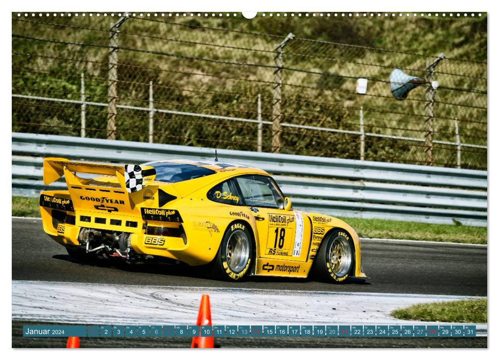 Grand Prix de voitures classiques de Zandvoort (Calendrier mural CALVENDO Premium 2024) 