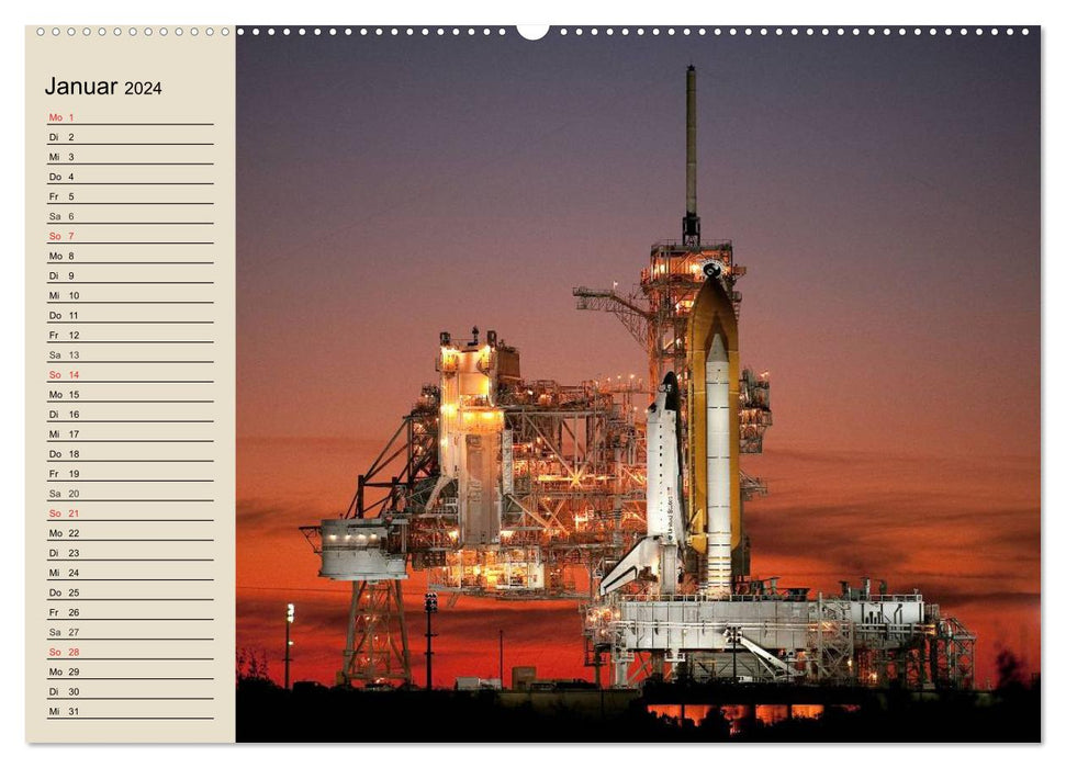 Raumfahrt und Weltall (CALVENDO Wandkalender 2024)