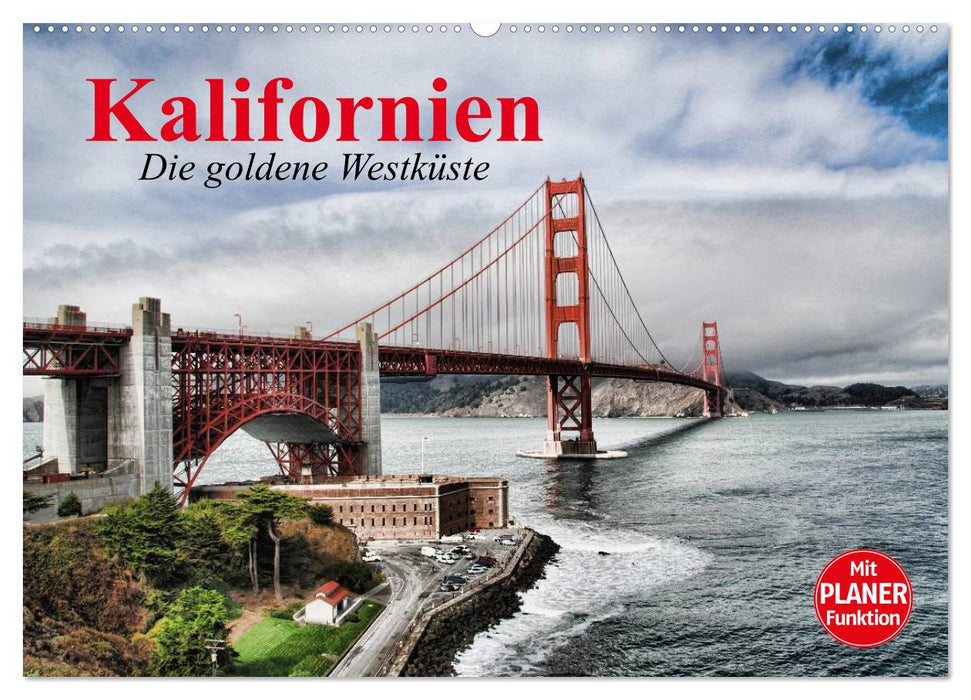 Kalifornien. Die goldene Westküste (CALVENDO Wandkalender 2024)