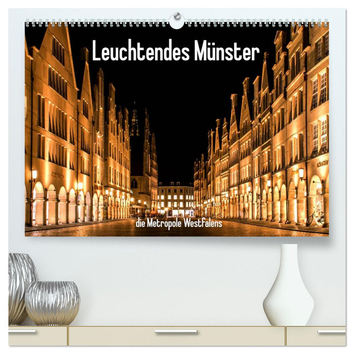 Shining Münster 2024 - la métropole de Westphalie (Calvendo Premium Wall Calendar 2024) 