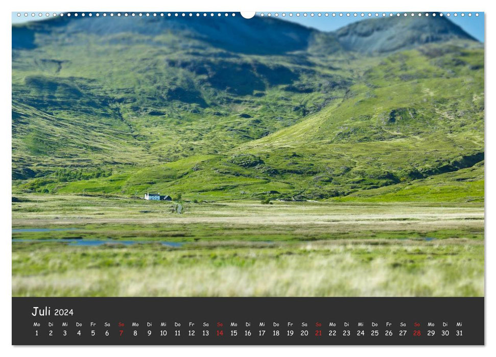 Schottland - grandiose Landschaften im Westen (CALVENDO Premium Wandkalender 2024)