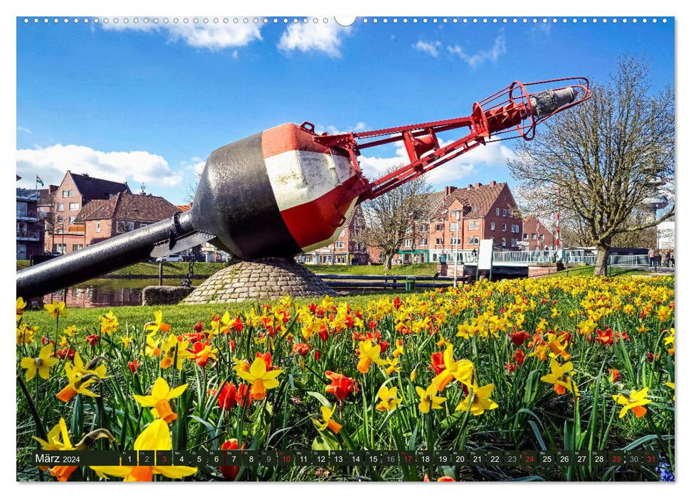 EMDEN maritime seaport city (CALVENDO wall calendar 2024) 