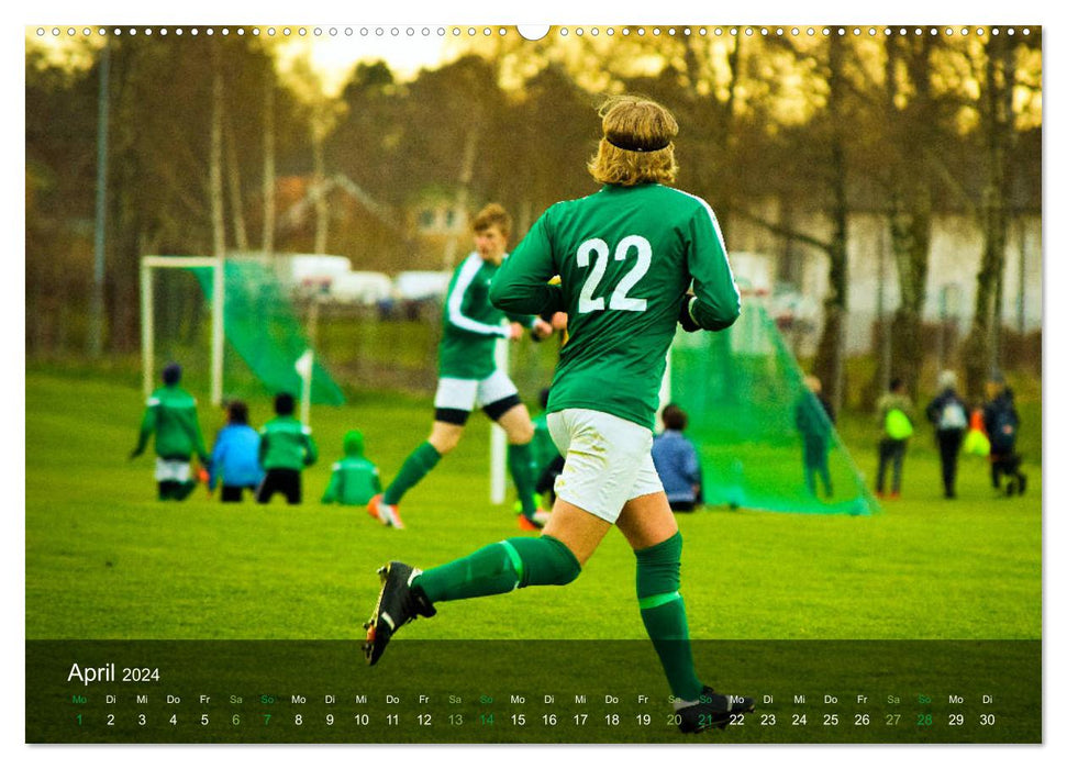 Passion football (CALVENDO wall calendar 2024) 