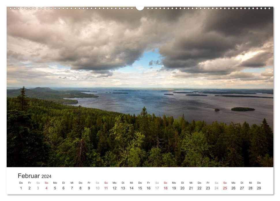 Landschaften Finnlands (CALVENDO Premium Wandkalender 2024)