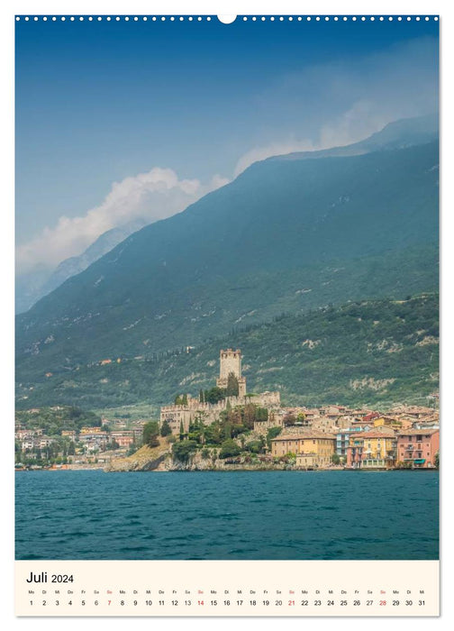 LAC DE GARDE Lieux sur la charmante côte est (Calvendo Premium Wall Calendar 2024) 