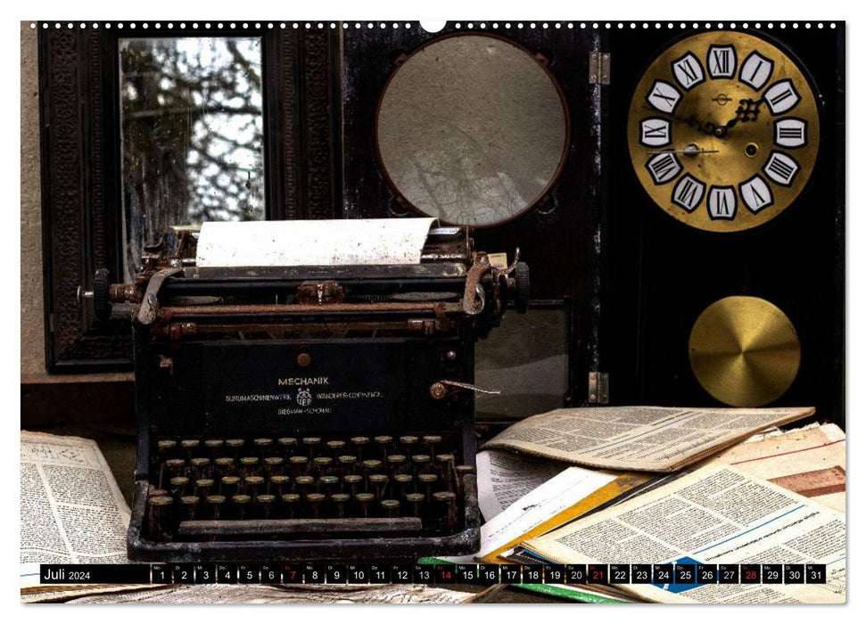 Antike Schreibmaschinen (CALVENDO Premium Wandkalender 2024)