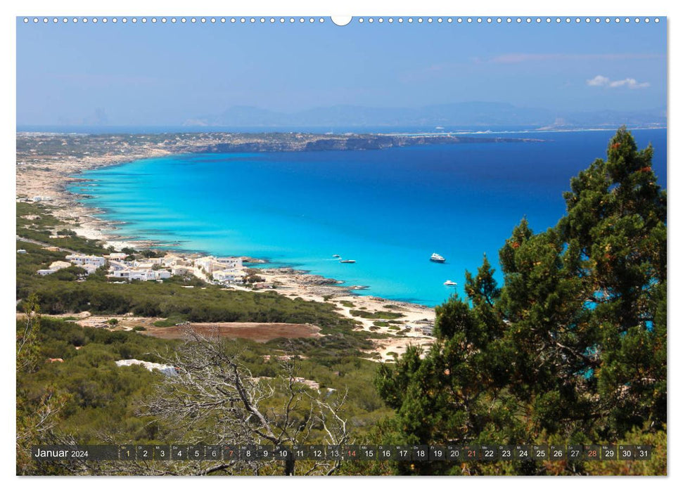 Formentera - Vacances pour l'âme (Calvendo Premium Wall Calendar 2024) 