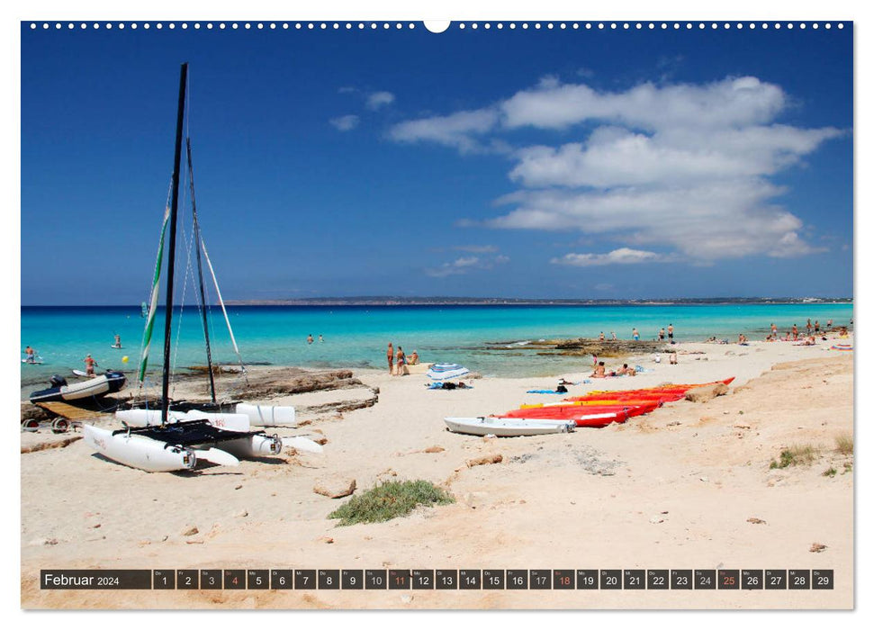 Formentera - Vacances pour l'âme (Calvendo Premium Wall Calendar 2024) 