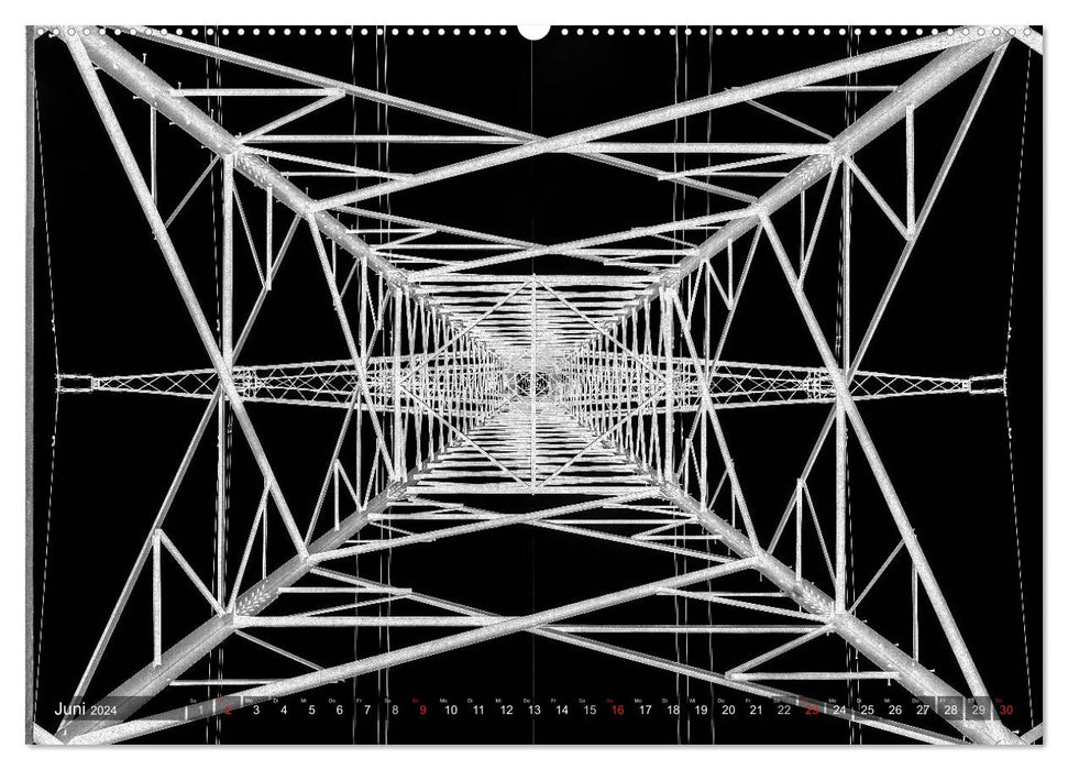 Structure en acier (Calendrier mural CALVENDO Premium 2024) 
