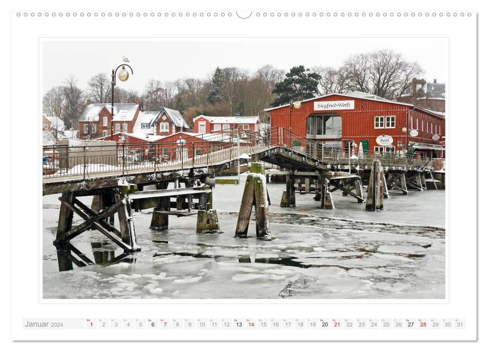 Eckernförder impressions (CALVENDO wall calendar 2024) 