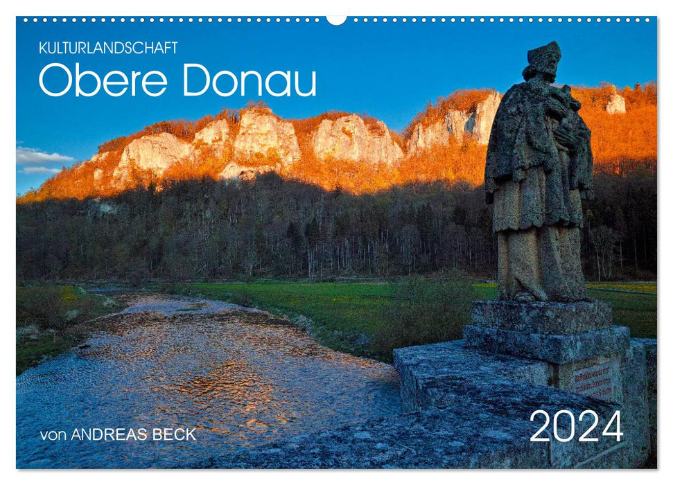 Kulturlandschaft Obere Donau (CALVENDO Wandkalender 2024)