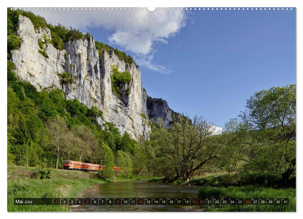 Upper Danube cultural landscape (CALVENDO wall calendar 2024) 