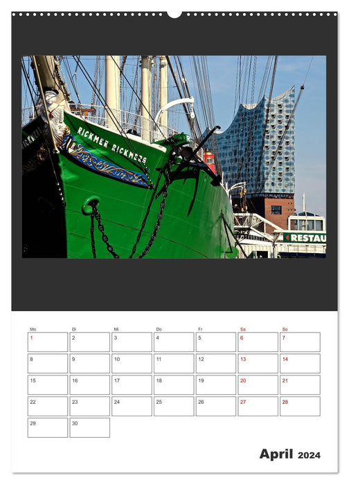 Great! Elbphilharmonie Hamburg 2024 (CALVENDO wall calendar 2024) 
