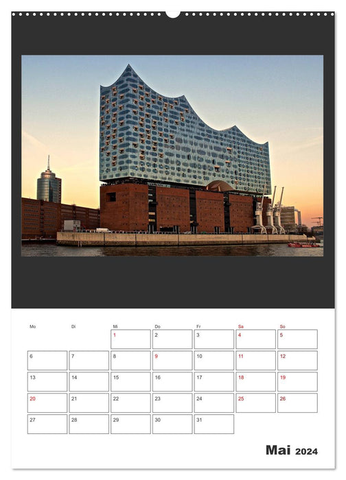 Great! Elbphilharmonie Hamburg 2024 (CALVENDO wall calendar 2024) 