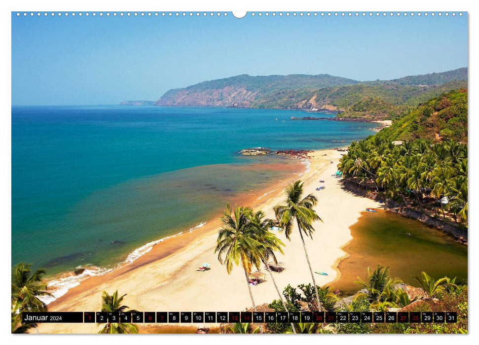 Goa Indiens Traumküste (CALVENDO Wandkalender 2024)
