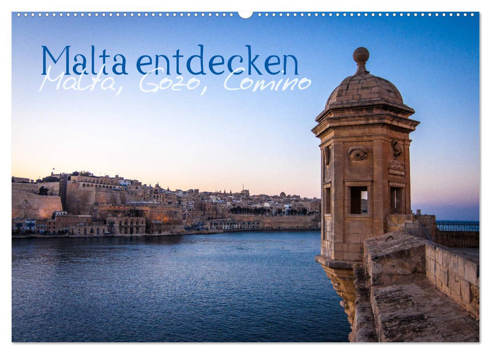 Malta entdecken Malta, Gozo, Comino (CALVENDO Wandkalender 2024)