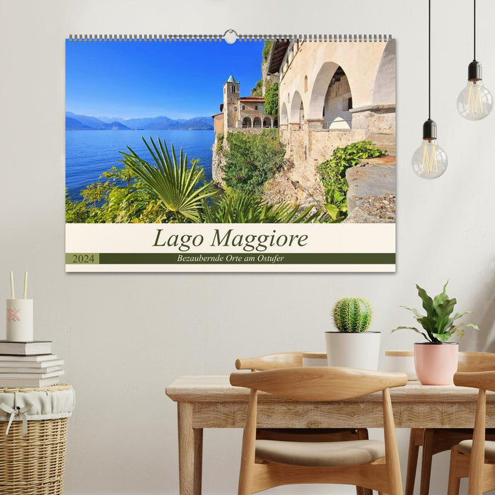 Lago Maggiore - Bezaubernde Orte am Ostufer (CALVENDO Wandkalender 2024)