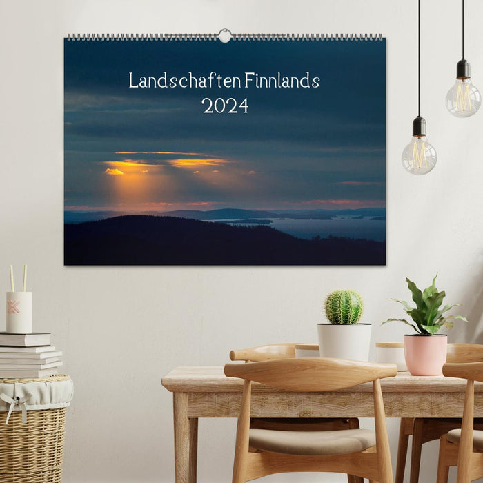 Paysages de Finlande (calendrier mural CALVENDO 2024) 