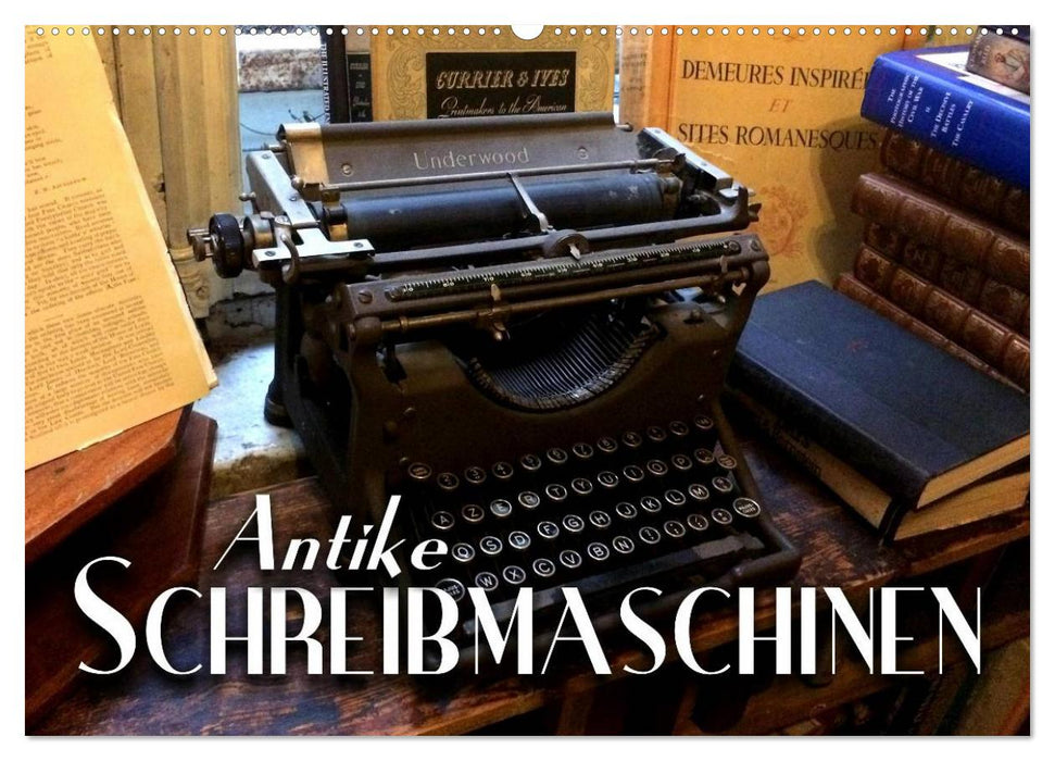 Antike Schreibmaschinen (CALVENDO Wandkalender 2024)