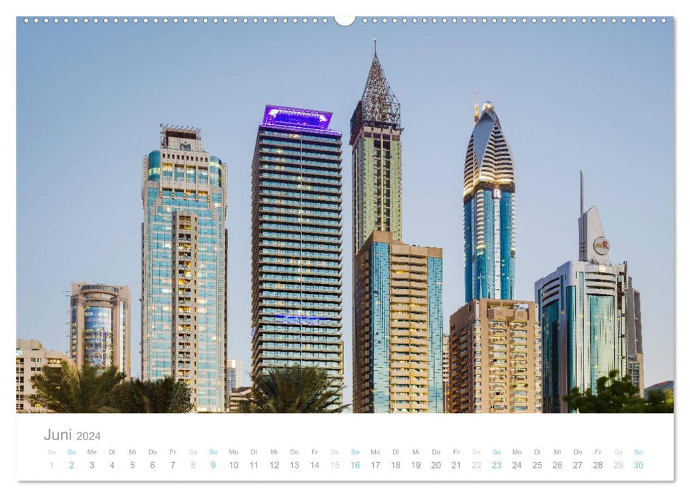 Dubai Architecture 2024 (CALVENDO Wall Calendar 2024) 