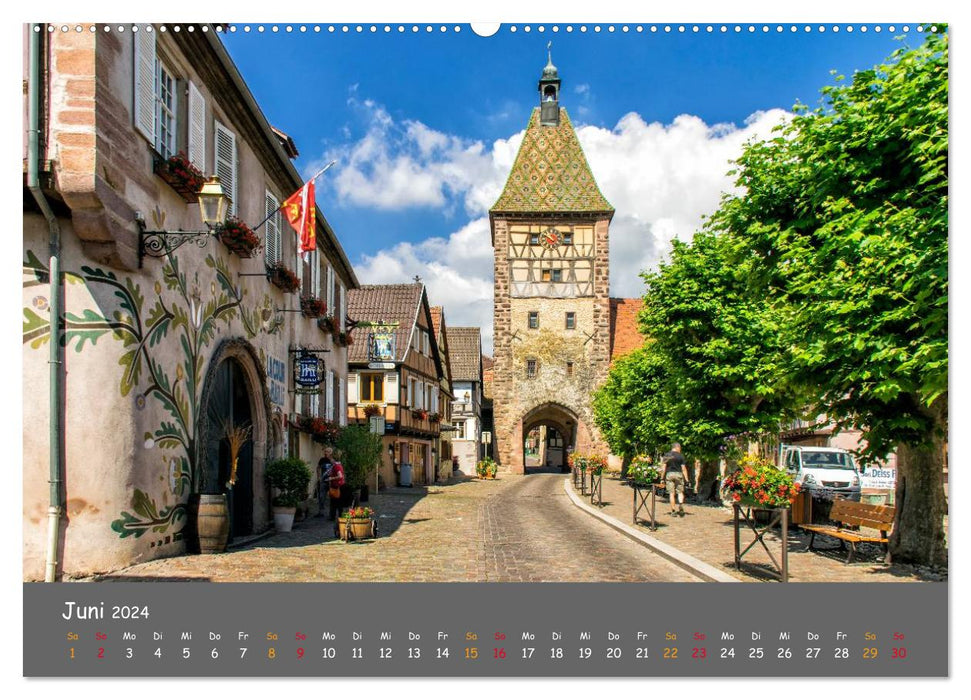 Impressions from Alsace (CALVENDO Premium Wall Calendar 2024) 