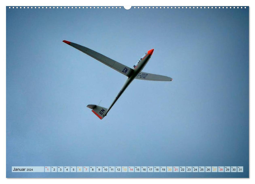 Gliding - like a bird (CALVENDO Premium Wall Calendar 2024) 