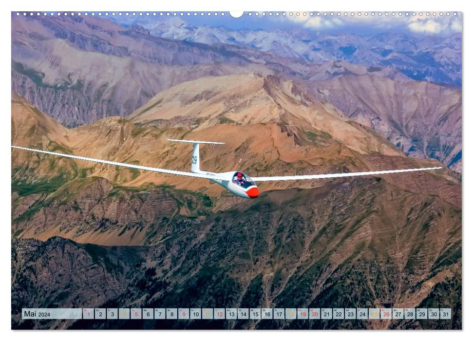 Gliding - like a bird (CALVENDO Premium Wall Calendar 2024) 