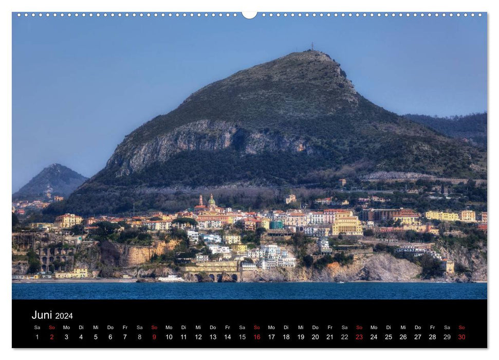 Amalfiküste und Capri (CALVENDO Premium Wandkalender 2024)