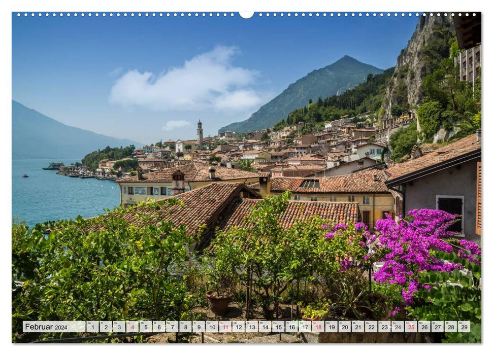 LAKE GARDA Idyllic Limone sul Garda (CALVENDO wall calendar 2024) 