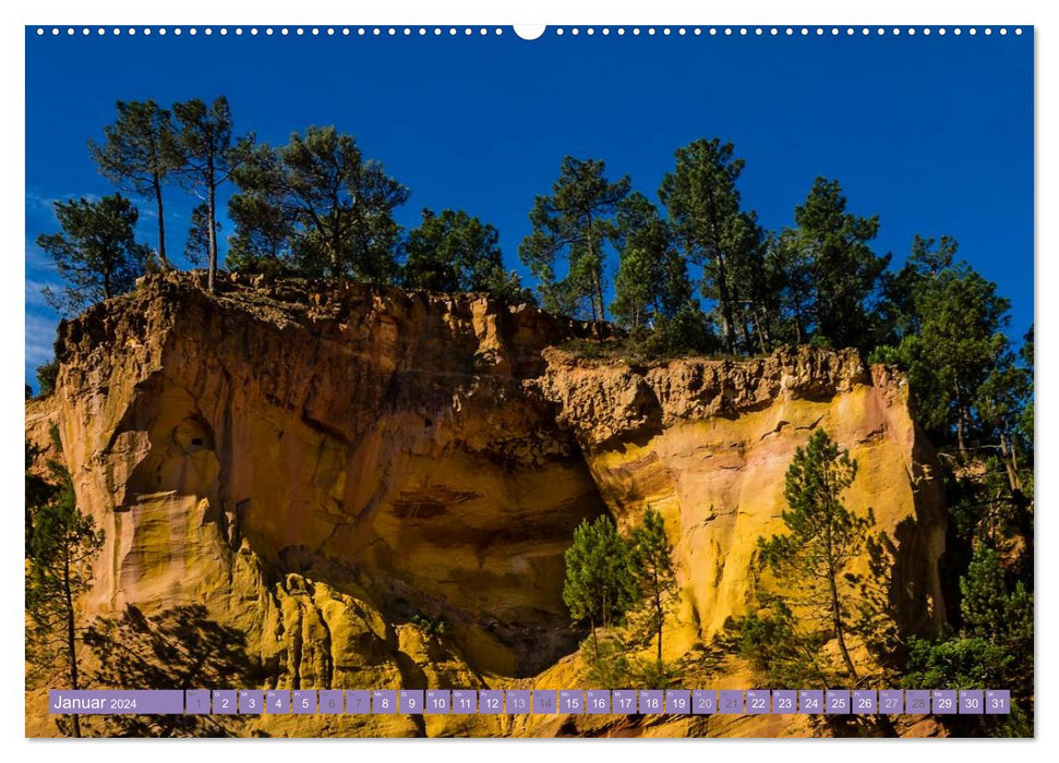 Un été en Provence : Luberon et Vaucluse (Calendrier mural CALVENDO Premium 2024) 