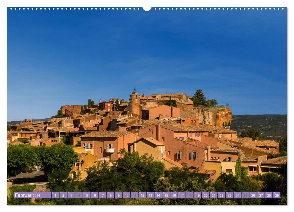 A summer in Provence: Luberon and Vaucluse (CALVENDO Premium Wall Calendar 2024) 