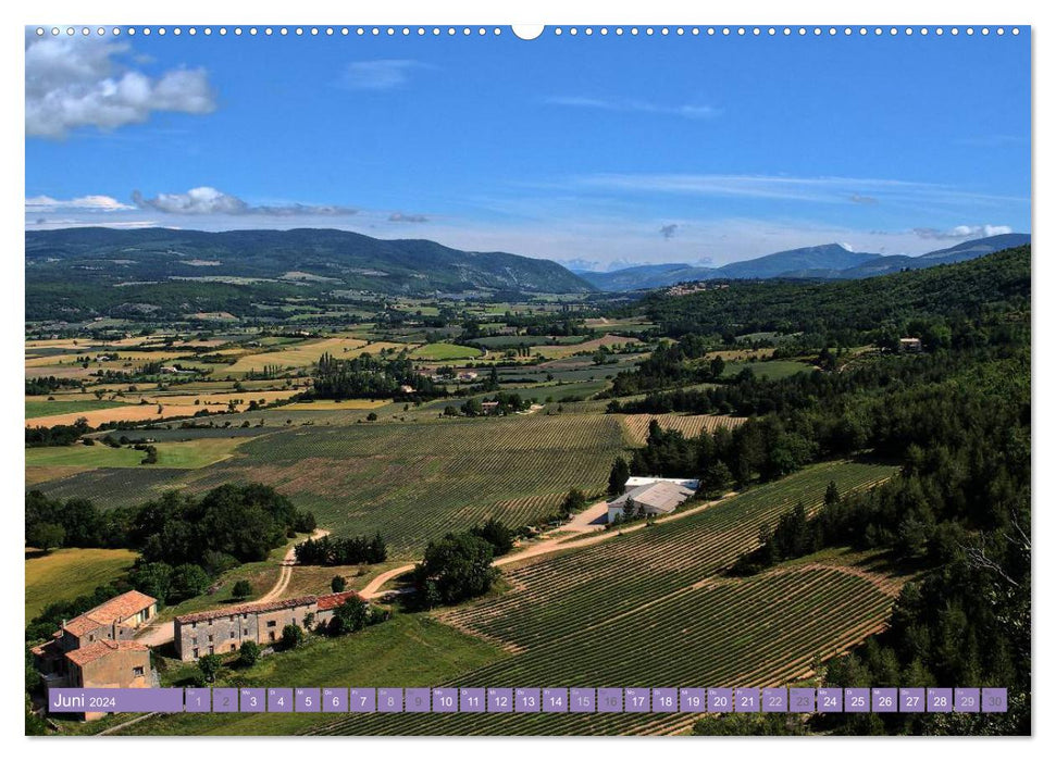 Un été en Provence : Luberon et Vaucluse (Calendrier mural CALVENDO Premium 2024) 
