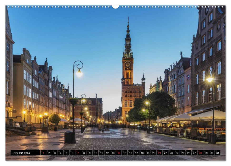 A weekend in Gdansk (CALVENDO Premium Wall Calendar 2024) 