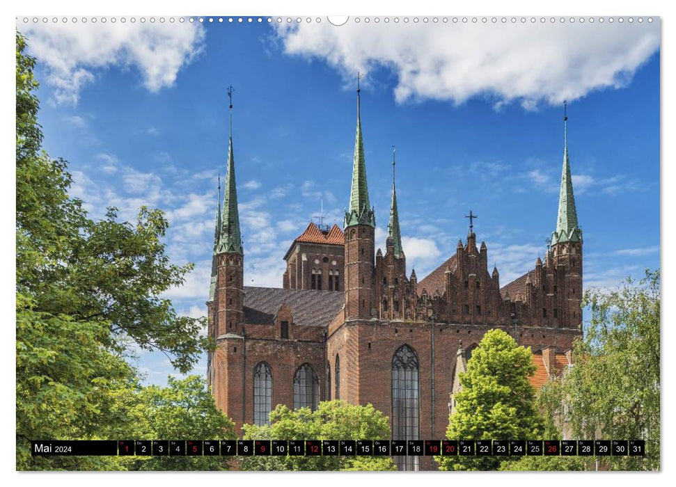 A weekend in Gdansk (CALVENDO Premium Wall Calendar 2024) 