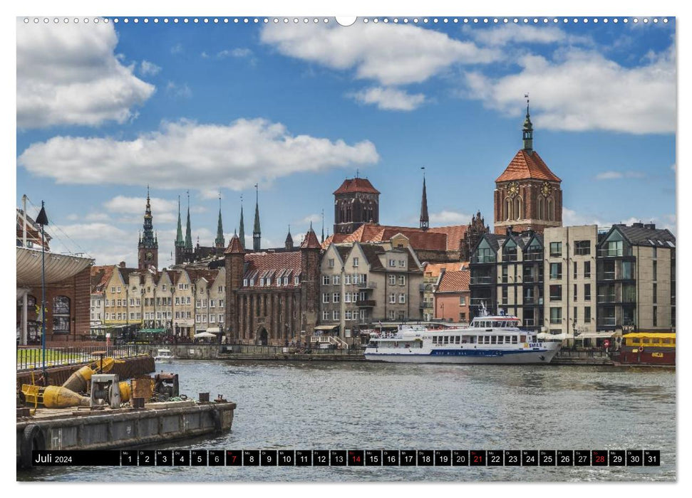 A weekend in Gdansk (CALVENDO Premium Wall Calendar 2024) 