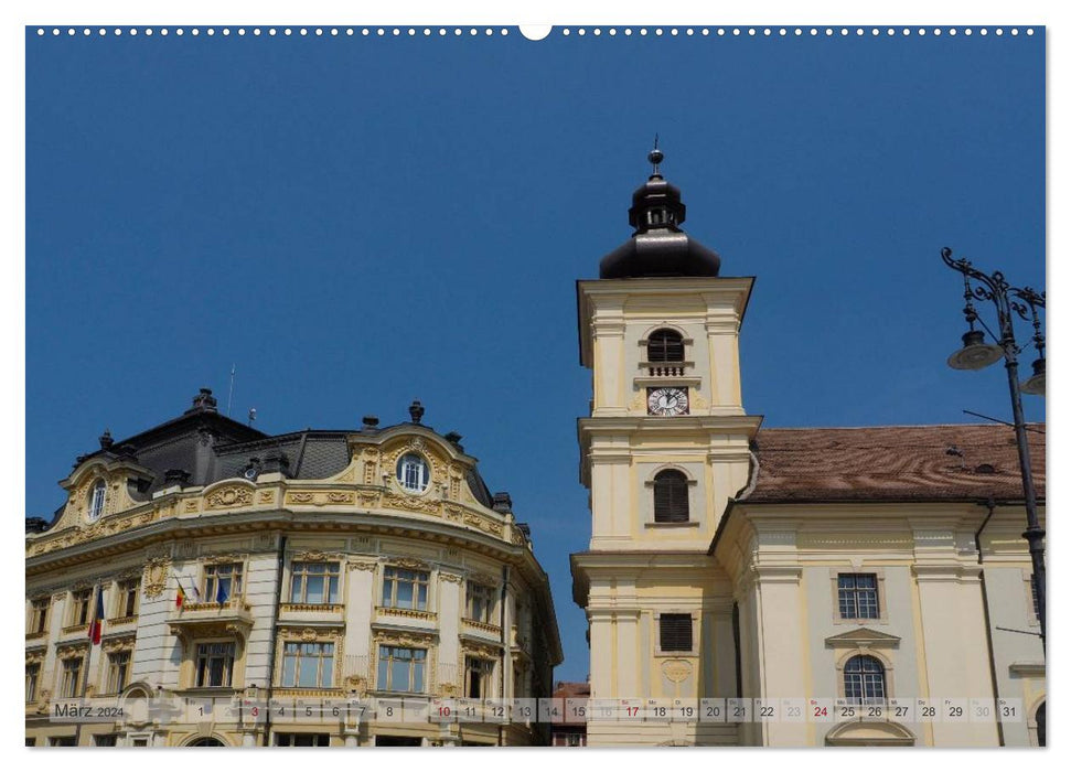 Out and about in and around Sibiu (CALVENDO wall calendar 2024) 