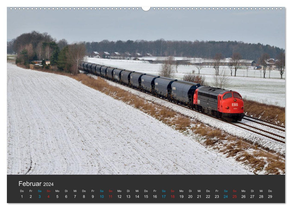 Upper Lusatian Railways 2024 (CALVENDO Premium Wall Calendar 2024) 
