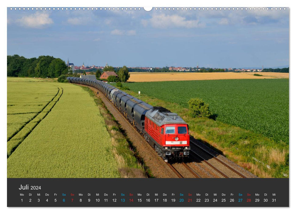 Upper Lusatian Railways 2024 (CALVENDO Premium Wall Calendar 2024) 