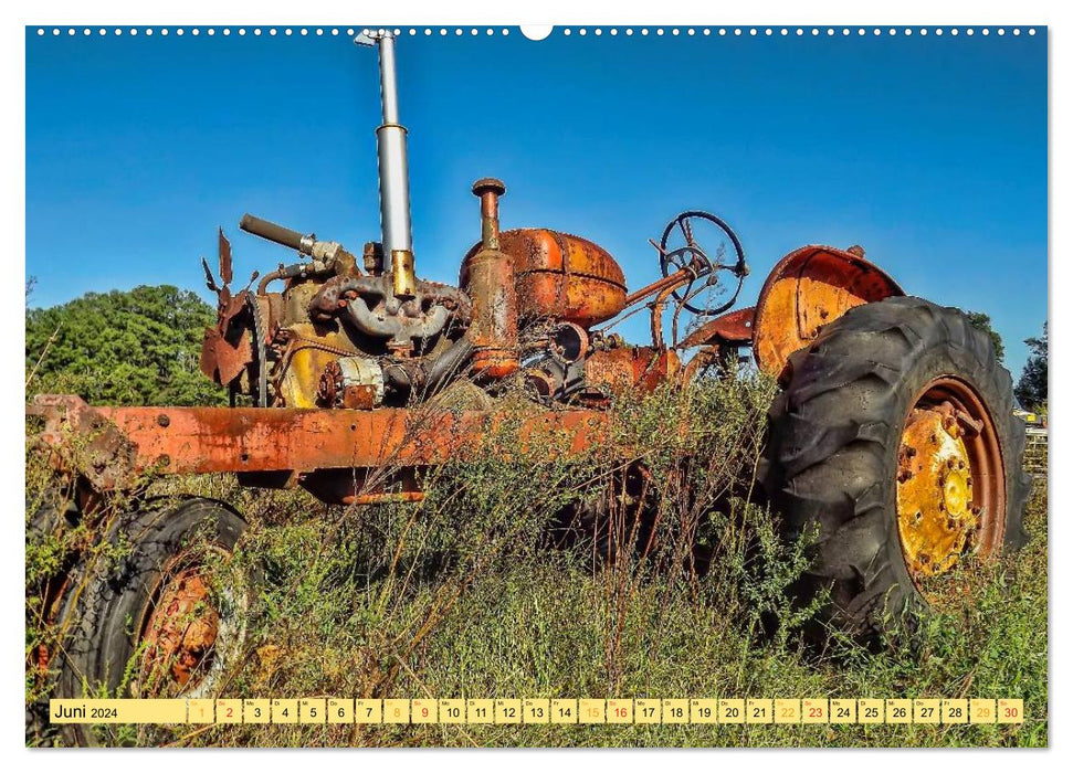 Tractors - game over (CALVENDO wall calendar 2024) 