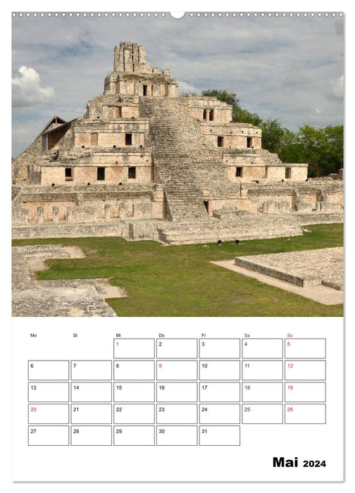 Das mystische Land der Maya. Mexiko-Yucatan (CALVENDO Wandkalender 2024)